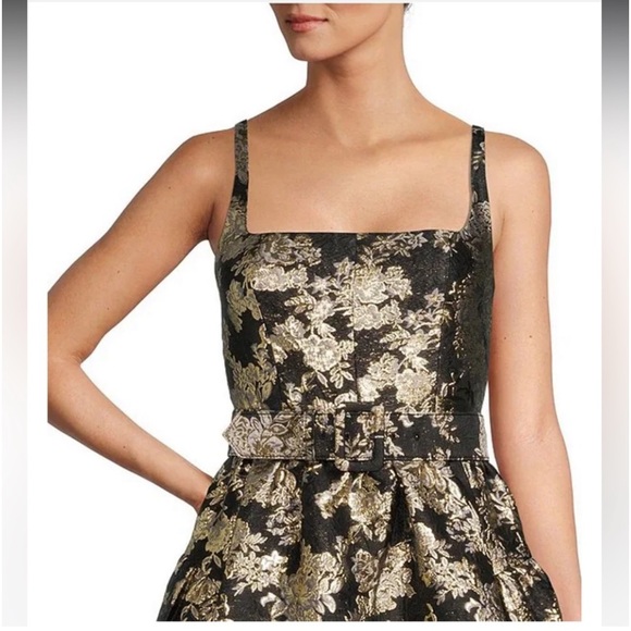 NWT Antonio Melani Morgan
Sleeveless Square Neck
Jacquard A-Line Midi Dress - Picture 3 of 16